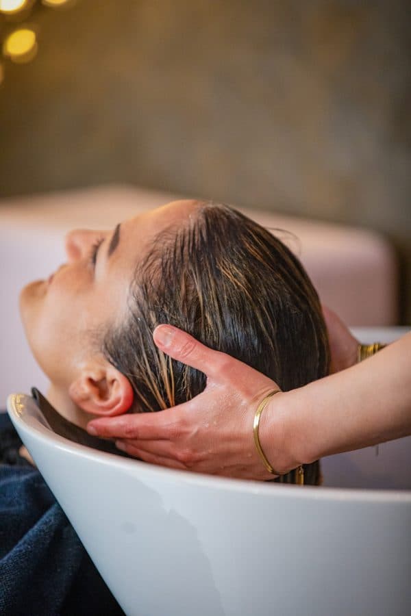 Cheveux réparés et brillants après un soin Tokio Inkarami